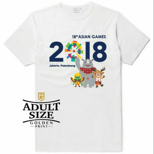 Terllaris Asian games 2018 Jakarta Palembang / kaos asian games / kaos jokowi