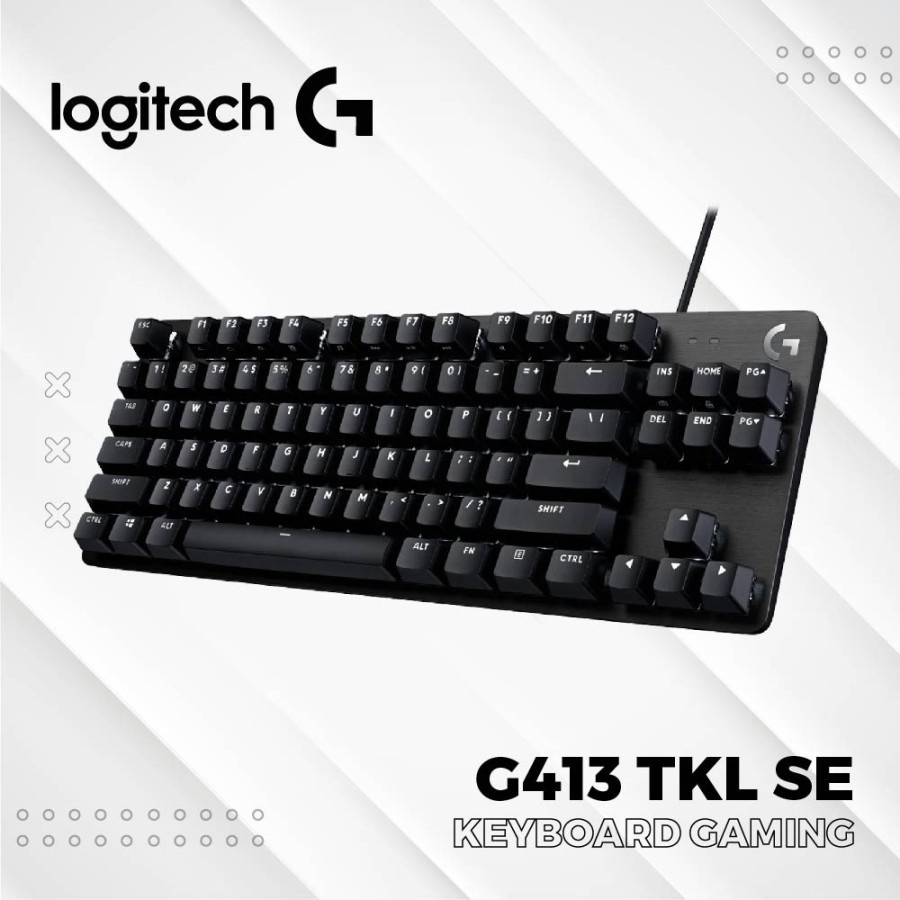 Logitech G413 Silver / G413 SE / G413 TKL SE Keyboard Gaming Mechanical Backlit