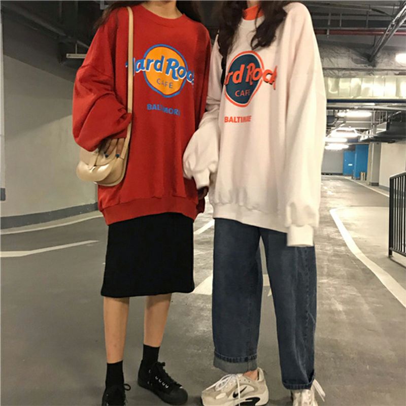 S - XXXXXL(6XL) Sweater Street Style OVERSIZE Crewneck Korean Jaket Fleece Ulzzang Unisex Jumbo Atasan Wanita Pria BIGSIZE 6XL 5XL 4XL 3XL 2XL XL L M S