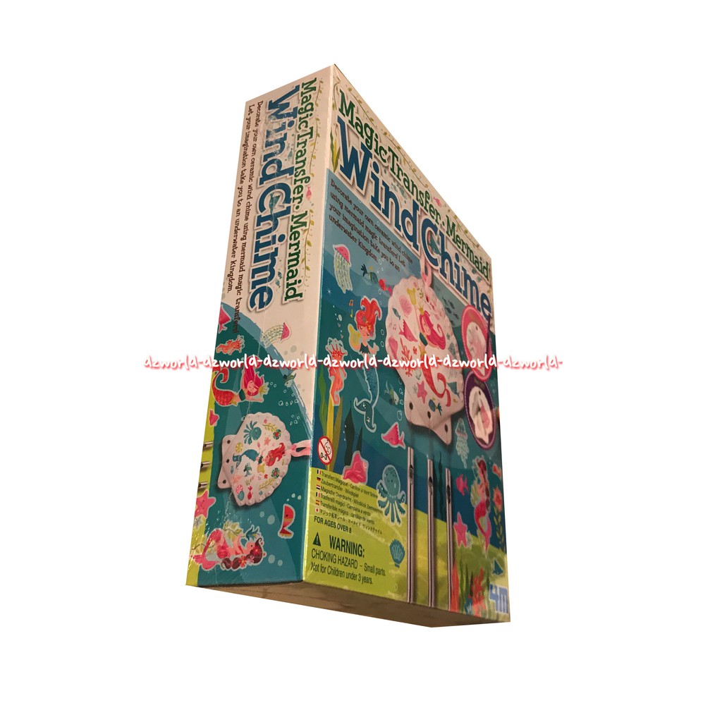 Magic Transfer Mermaid Wind Chime 4M Membuat Gantungan Bunyi Mainan Kerajinan Tangan Anak