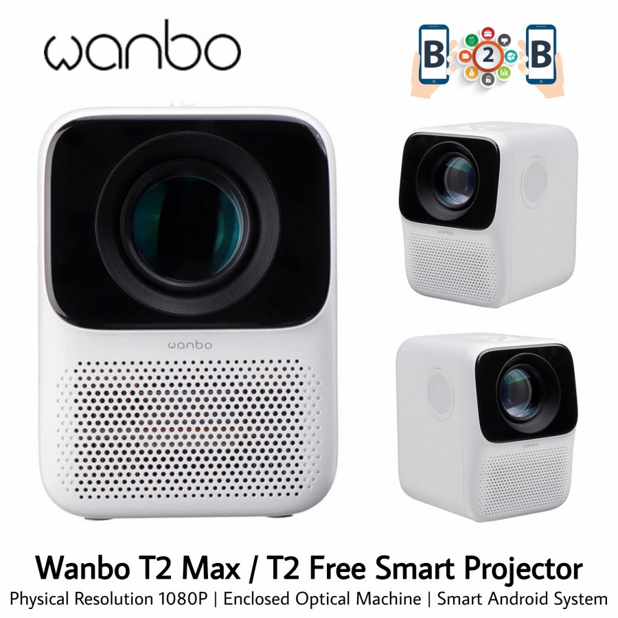 Wanbo T2 Max / T2 Free Smart Projector Full HD