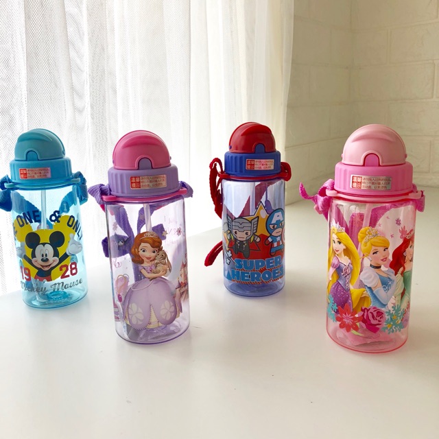 DRINK BOTTLE 3168 - Botol Minum Anak Disney Princess Sofia Avengers Mickey Minnie