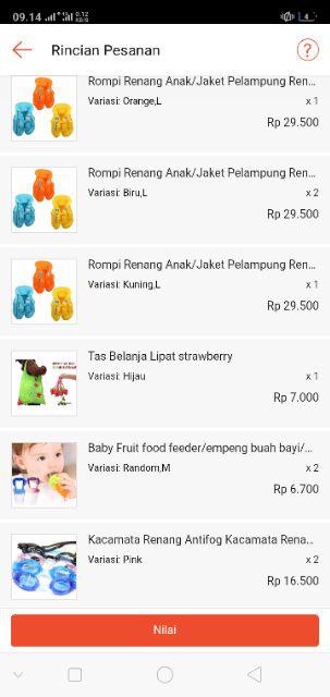 Tas Belanja Lipat Strawberry