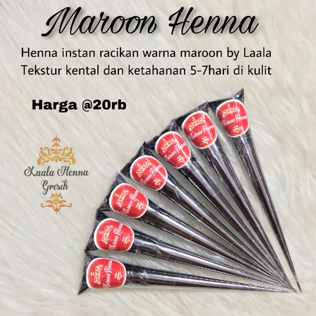 MAROON HENNA (MERAH TUA)