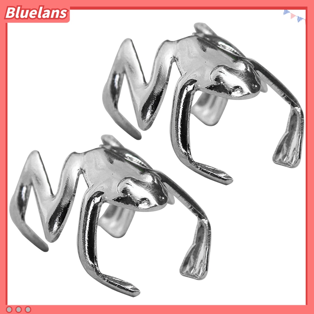 Anting Klip Bentuk Katak Bahan Alloy Untuk Wanita