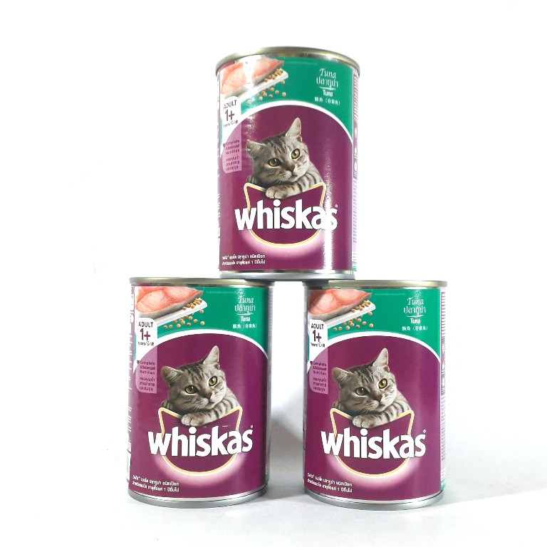 Makanan Kucing Wet Whiskas Tuna Kaleng 400gr