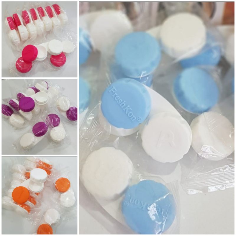 Tempat Softlens FRESHKON / Lenscase Softlens Freshkon / Wadah Softlens Premium Quality / Lens case softlens freshkon