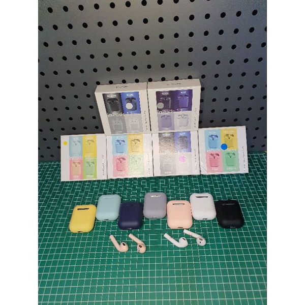 [ GROSIR ] Headset bluetooth I7S TWS I9S tws I12 earphone Bluetooth Wireless android all type