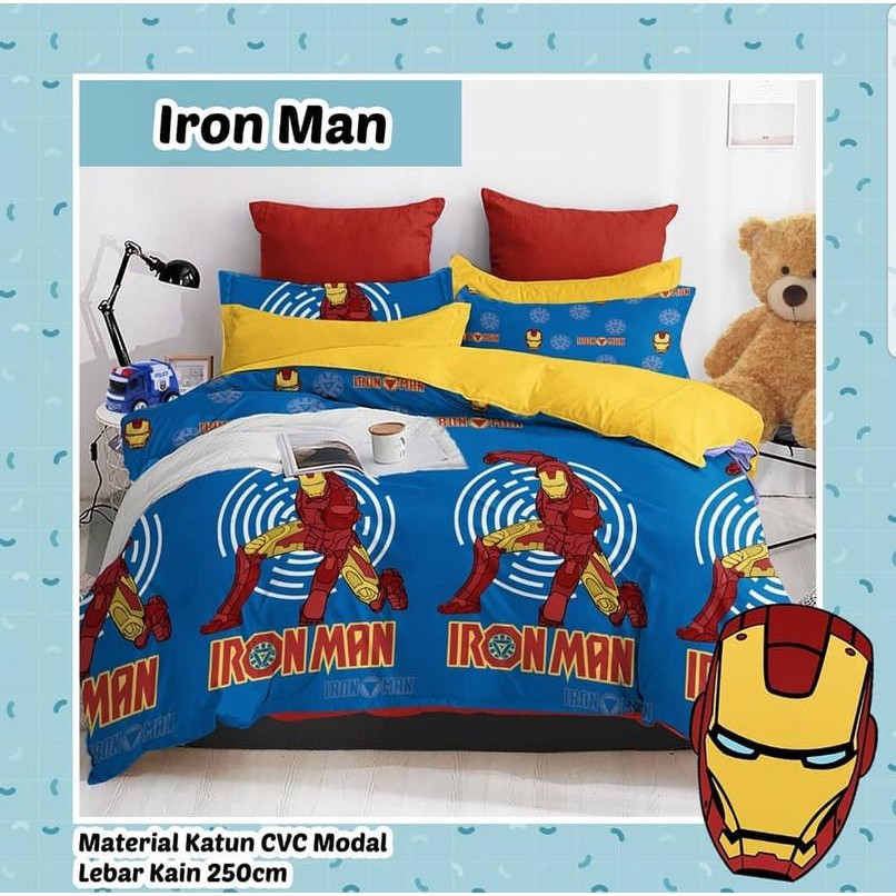 Sprei STAR Iron Man Biru