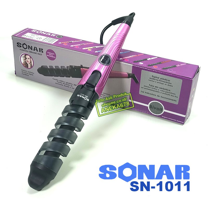 SONAR SN 1011 CATOKAN CURLY KERITING ALAT CATOK RAMBUT IKAL SPIRAL WAVE