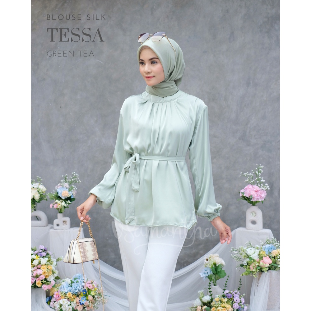 Blouse Silk Tessa / Top / Atasan