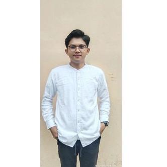 Paling Disukai.. KEMEJA KOKOKO QUWAYS DEWASA PUTIH POLOS TERBARU KEMKO