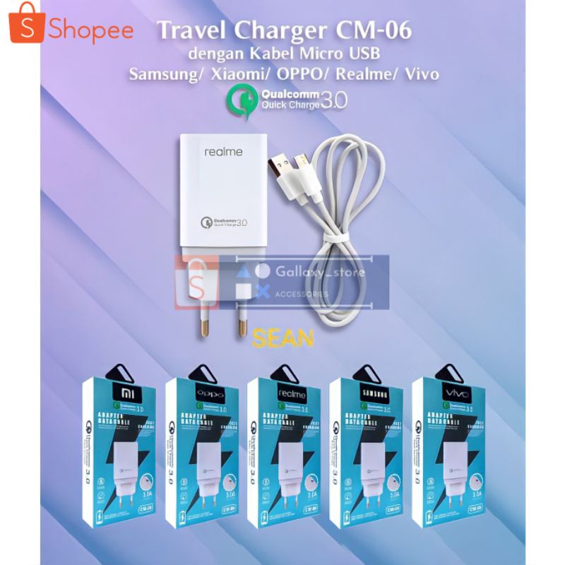 TC CHARGER CHASAN BRANDED CM-06 MURAH BERKUALITAS MICRO USB