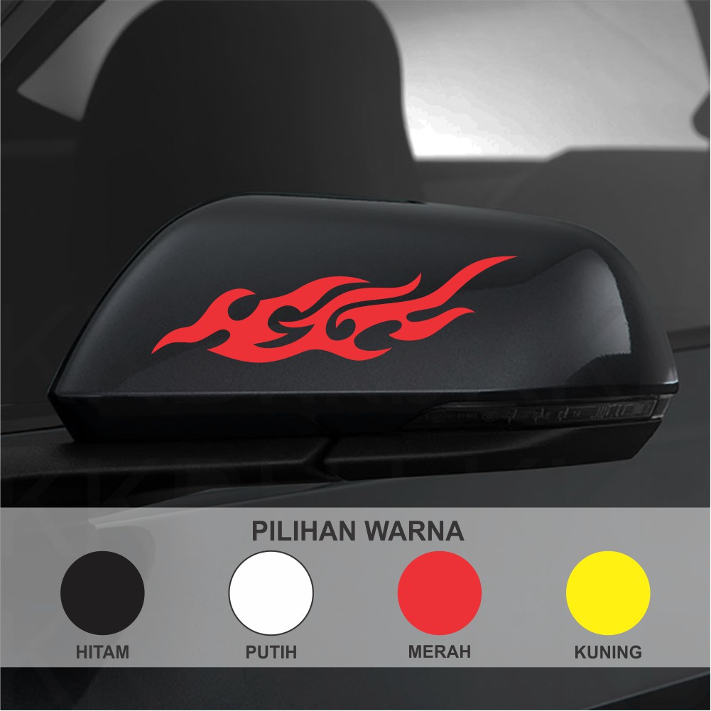 Stiker Spion Mobil Api Fire Stiker Cutting Sticker Mobil Stiker Motor