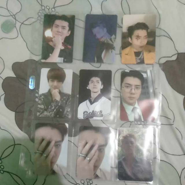 PC (Photocard Sehun) DVD EXplOration Japan, Obsession, X-EXO, MAMA B,  Andante, Kokobop