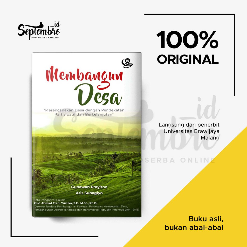 Jual Buku Original Membangun Desa Merencanakan Desa Dengan Pendekatan ...