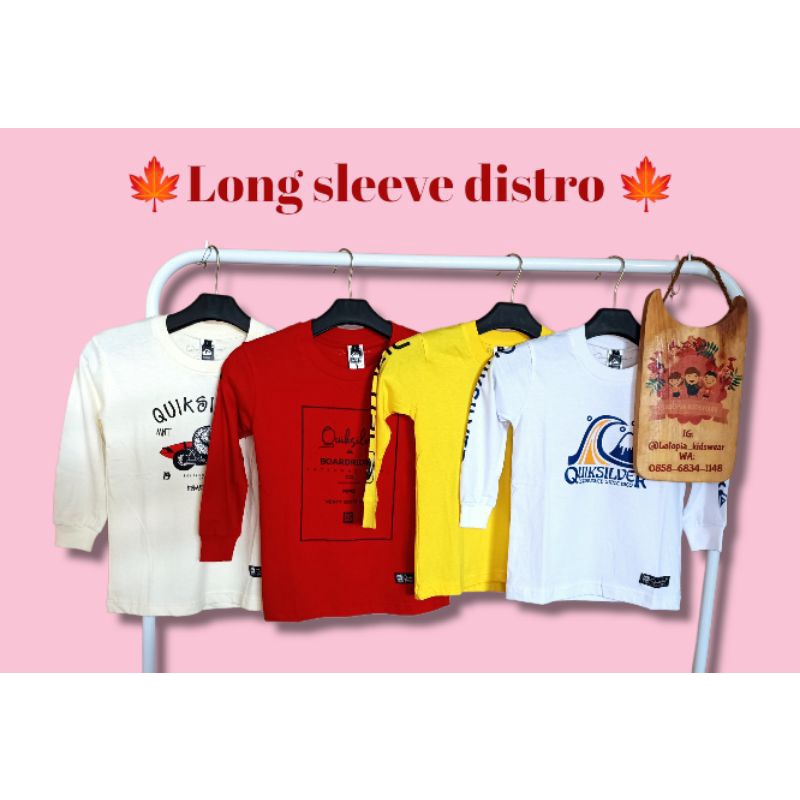 kaos panjang anak laki-laki distro long kids