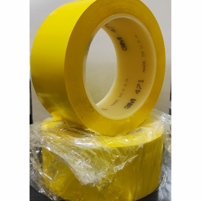 

3M 471 Floor Marking Tape / Lakban Lantai 3M 471 Kuning