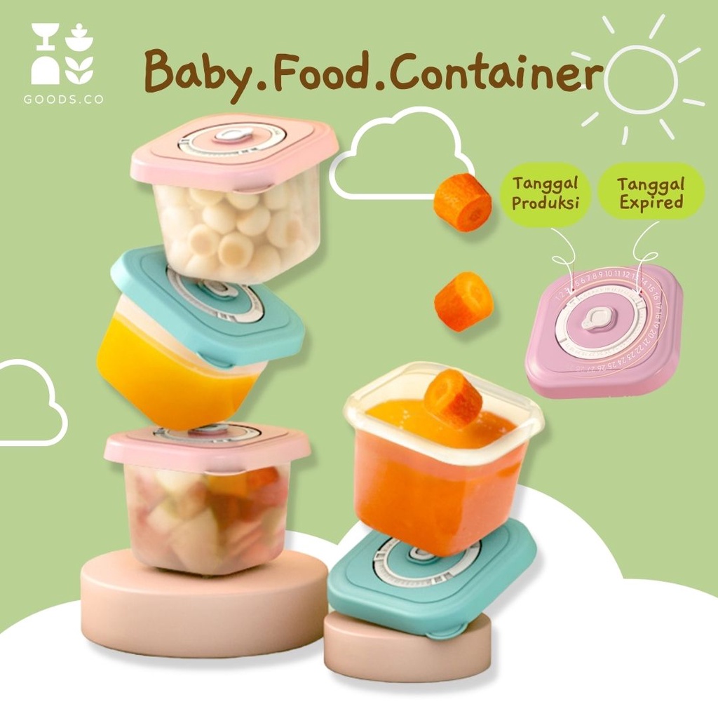 𝐆𝐨𝐨𝐝𝐬𝐂𝐨 Tempat Mpasi Wadah Mpasi Penyimpanan Mpasi Baby Food Container