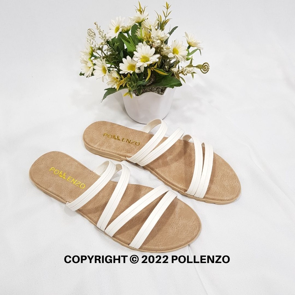 Pollenzo - Sandal Flat Teplek Wanita Lia-089-2