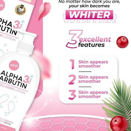 ALPHA ARBUTIN 3 PLUS+ Lotion BPOM / Collagen Whitening Lotion