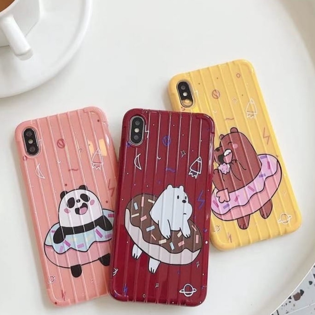 Samsung A10s A20s A30s A50 A50s We Bare Bears Soft Case DONAT Casing Cover