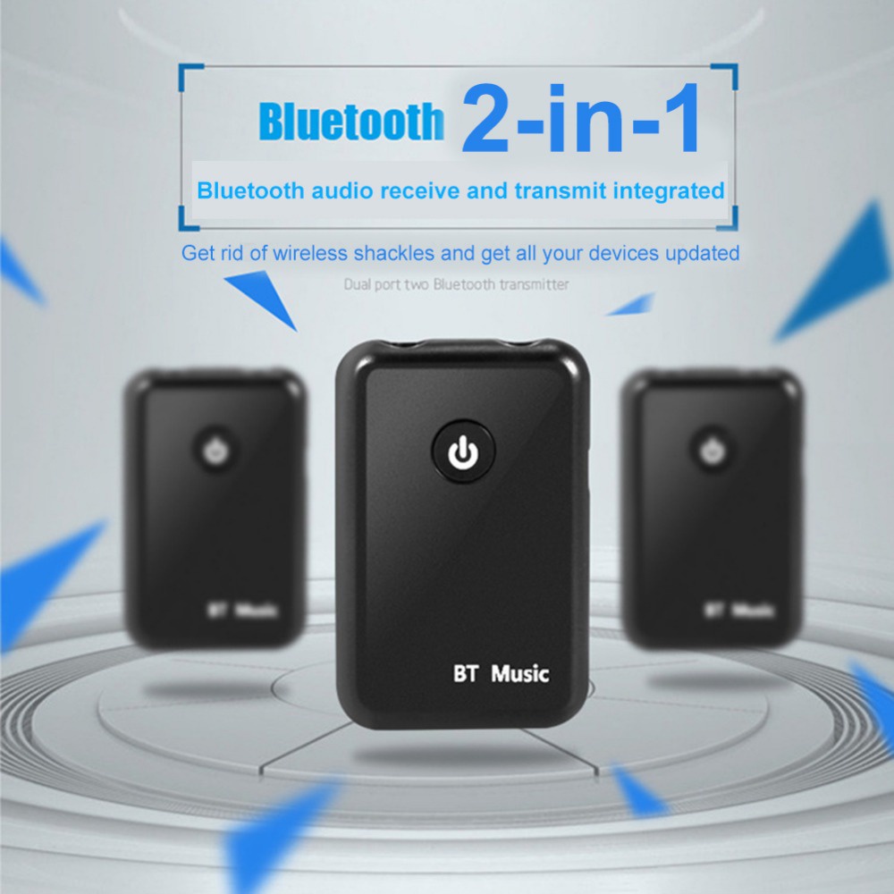 HiFi Audio 2 in 1 Bluetooth Transmitter &amp; Receiver 3.5mm - YPF-03 - Black