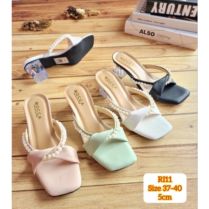 ABBUSHOES Ri 11 hak kaca silang mutiara anjani 5cm