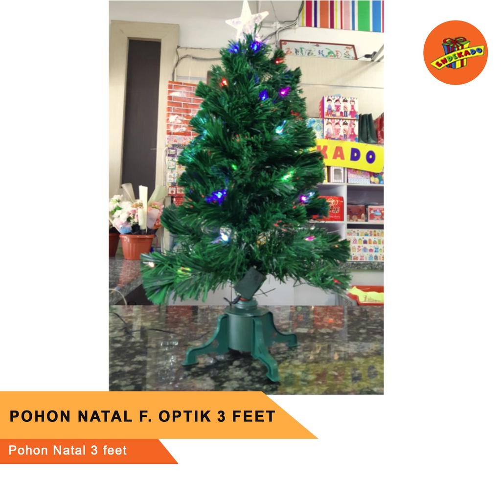 POHON NATAL F. OPTIK 3 FEET- Pohon Natal