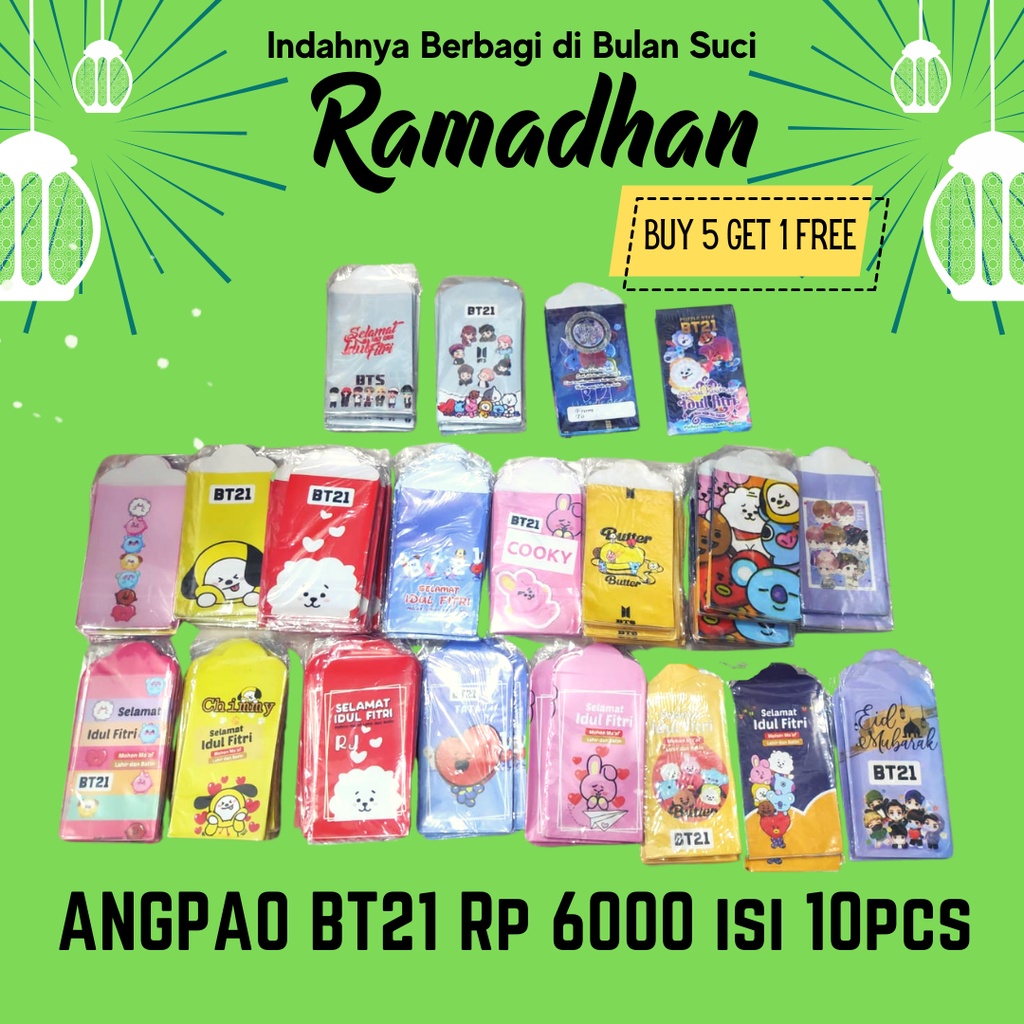 

ANGPAO AMPLOP LEBARAN BT21