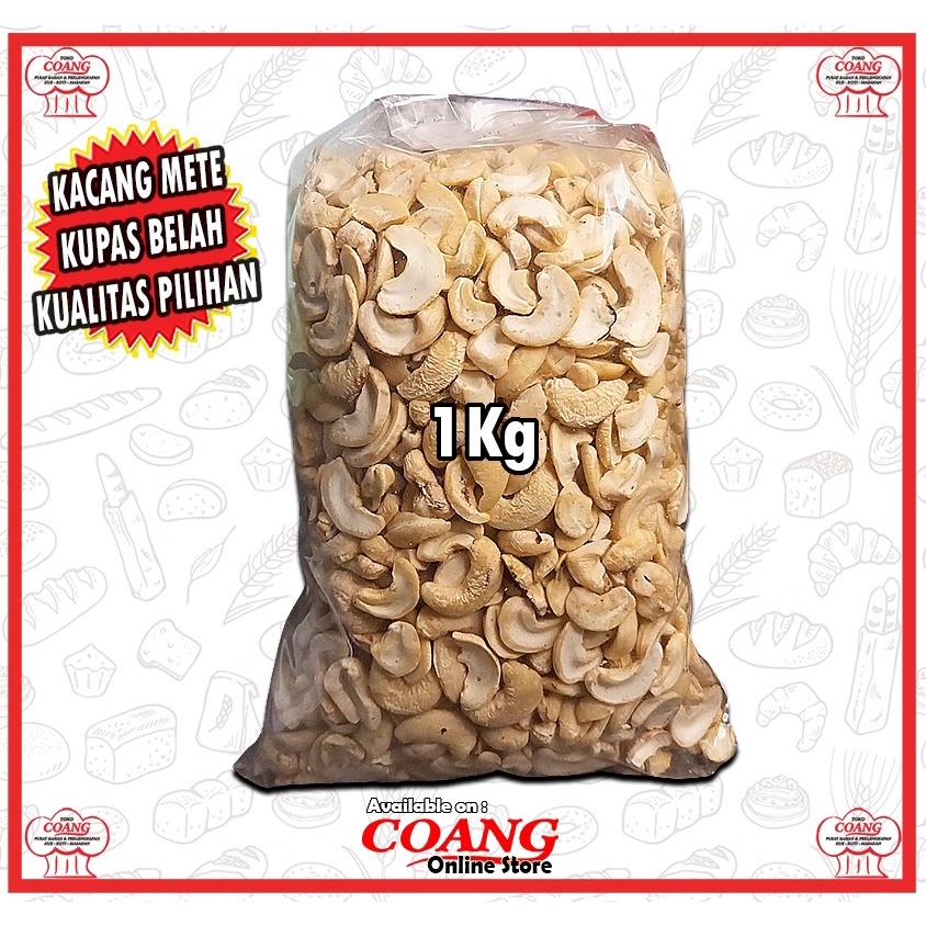 

KACANG MENTE BELAH 1KG - METE - MEDE - HANYA KUALITAS TERBAIK