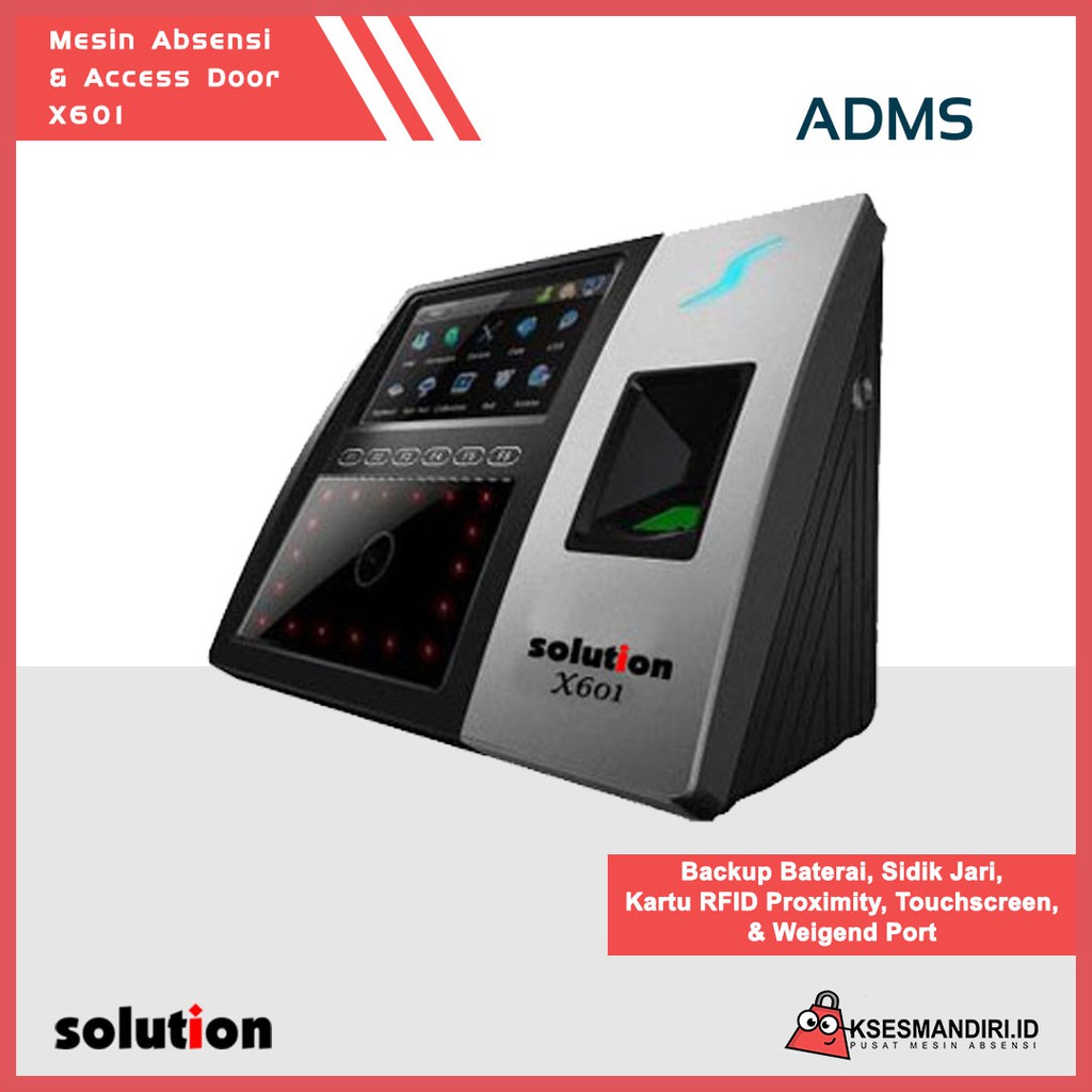 Mesin Absensi Access Door Fingerprint Solution X601