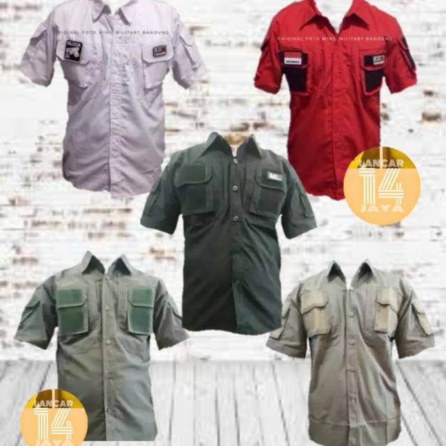 Kemeja Pendek Tactical outdoor - kemeja 511