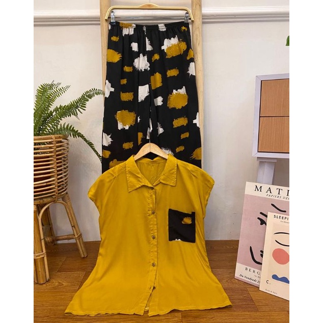 [Termurah] QUEENA ONE SET |Queena Set | Rayon Set Jumbo Busui