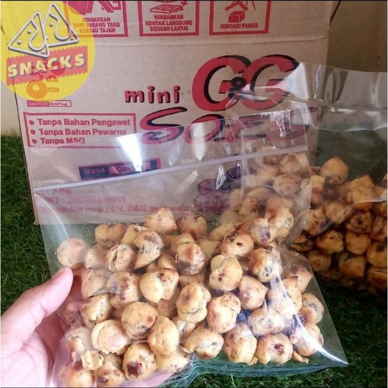 

Soes Kering Mini GG Soes Isi Pasta Cokelat Garing Renyah Enak 200 Gram