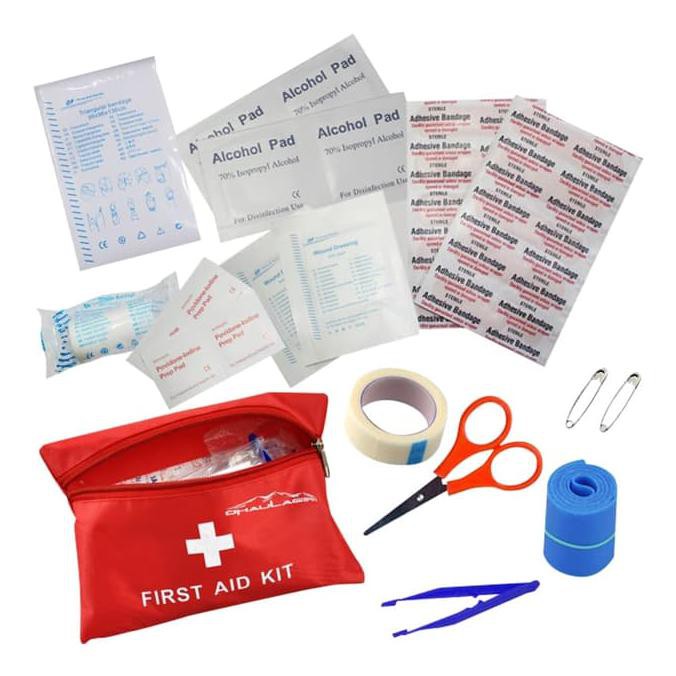 Harga Termurah First Aid Kit 1 Set Kotak Peralatan P3K Tas Dan Isi Obat Medis Original