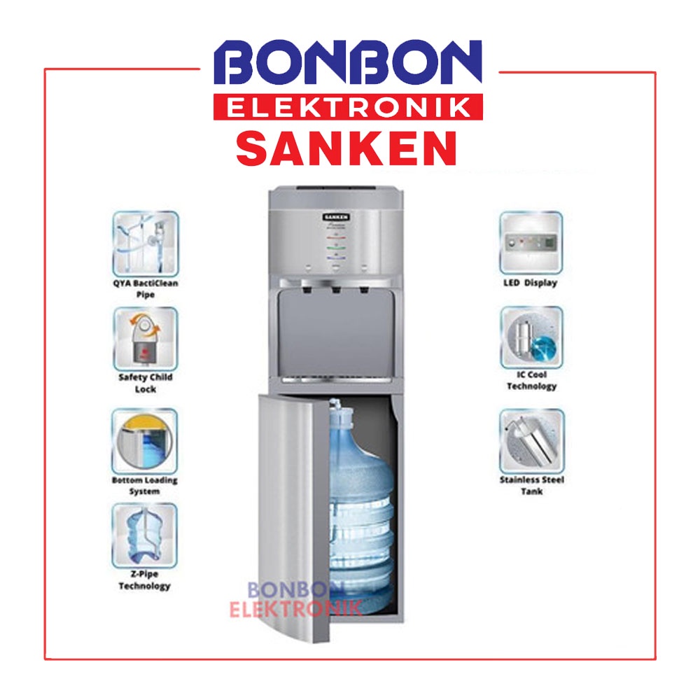 [GOSEND/GRAB] Sanken Dispenser Galon Bawah HWD-C555IC / HWDC 555 IC / 555IC