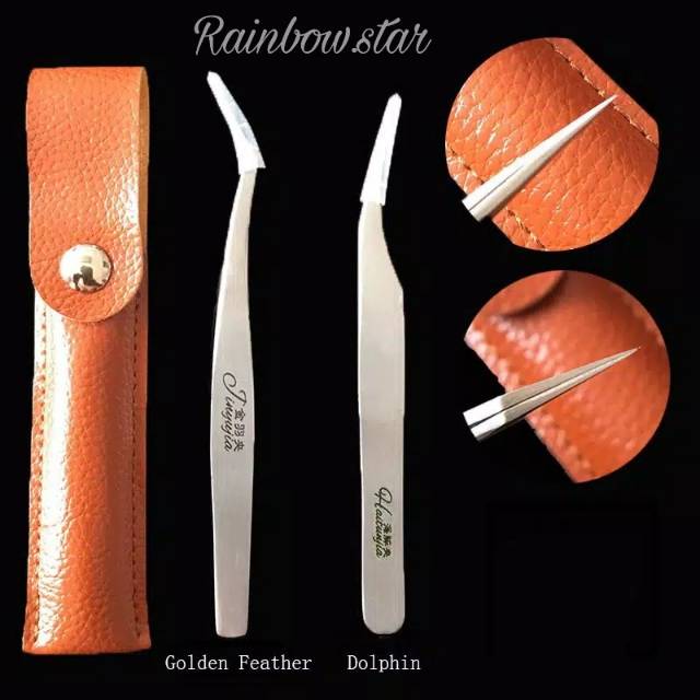 Pinset Bolong Nagaraku / Tweezer Russian Volume Eyelash Extension