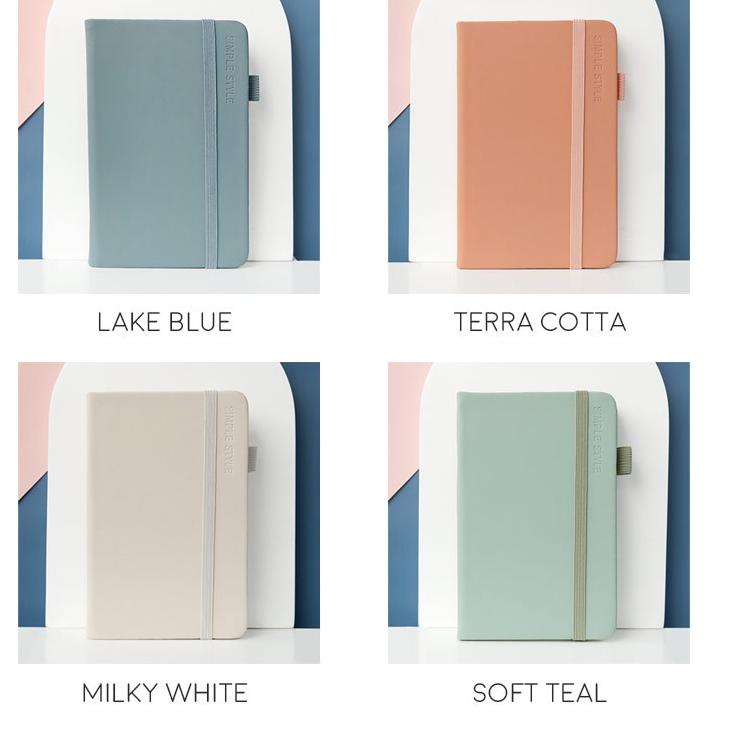 

[PRODUK EEW8P] Morandi Simple Style Hardcover Ruled Notebook A7 A6 A5 - Buku Catatan ENN