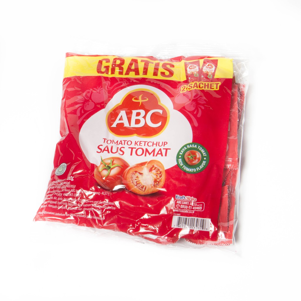 Saos Tomat ABC Sachet 192gr By Sembakoe