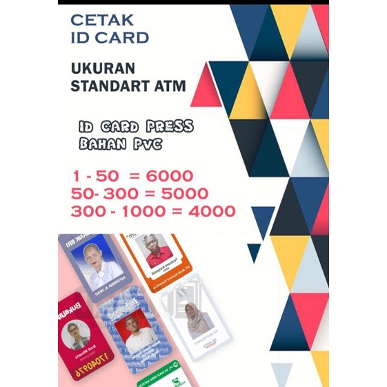 

ID CARD cetak id card