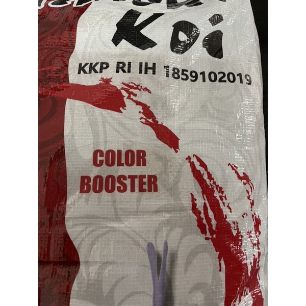 Harmoni Color Colour Booster 10 kg Pakan Makanan Pelet Pellet Ikan Koi