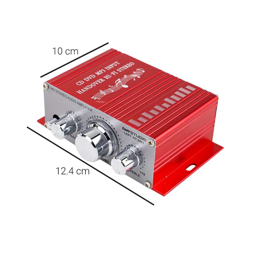 PROMO Hi-Fi Stereo Amplifier Speaker 2 channel 20W HY-2001 Power amplifier mini hifi amplifier power amplifier stereo ampli mini power amplifier murah TaffSTUDIO OMSKBJREOMAD70BK