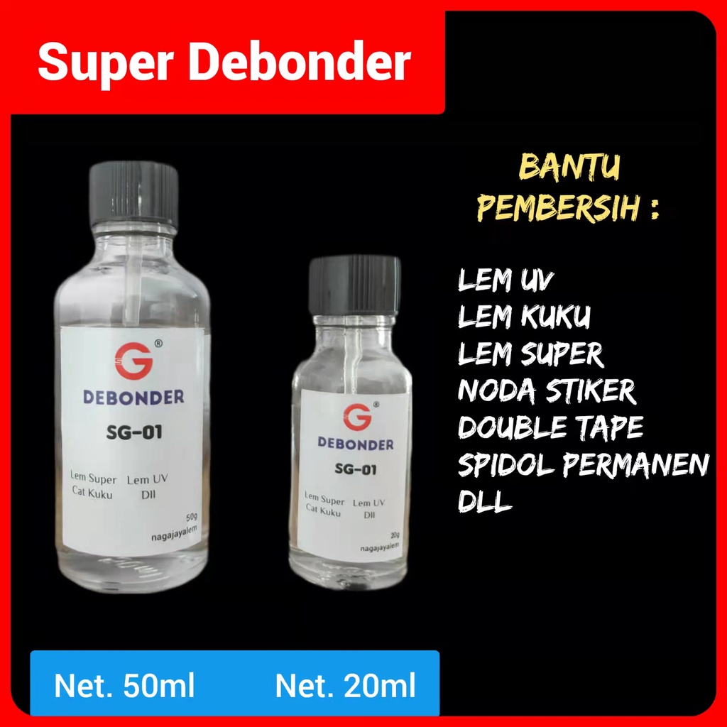 

Debonder SG-01/Alat Penghilang Lem/Cairan Pembersih Lem