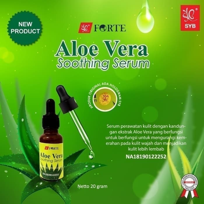SYB FORTE ALOE VERA SOOTHING SERUM BPOM / SERUM ALOEVERA SYB FORTE