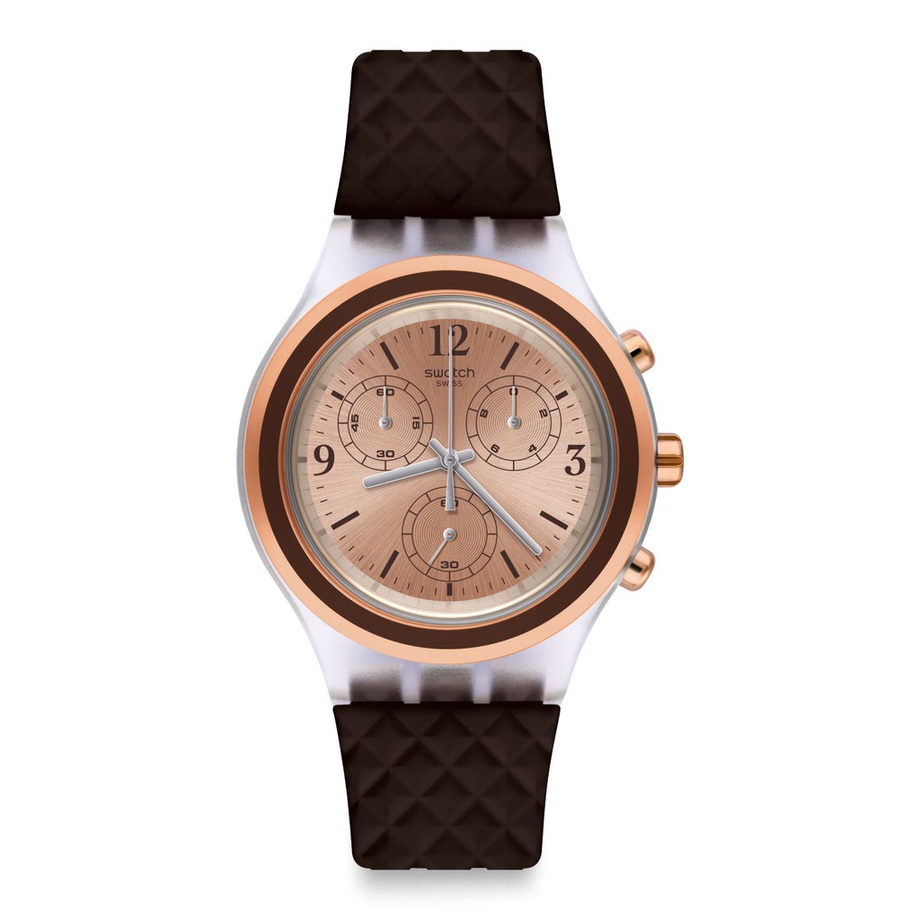 SWATCH SVCK1005 Jam Tangan Pria Original Elebrown