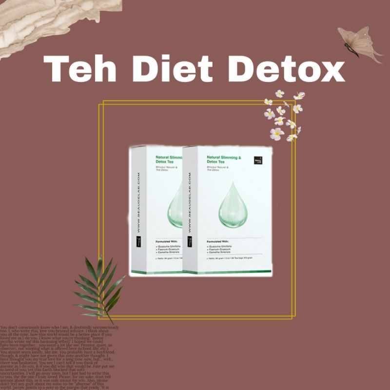 FREE GIFT| Beaudelab Teh Diet Detox / 1 Pouch 28 pcs Teh / Slimming, Diet & DetoxsTea / Beautylab Of