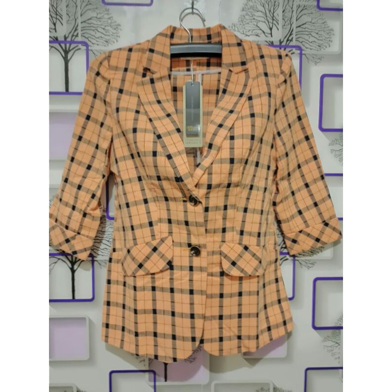BLAZER KOTAK ORANGE PREMIUM IMPORT BANGKOK