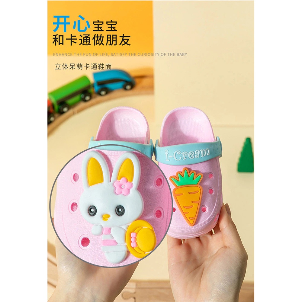 Sandal Slop Anak Anti Slip Sandal Anak Motif Lucu Kids Slippers