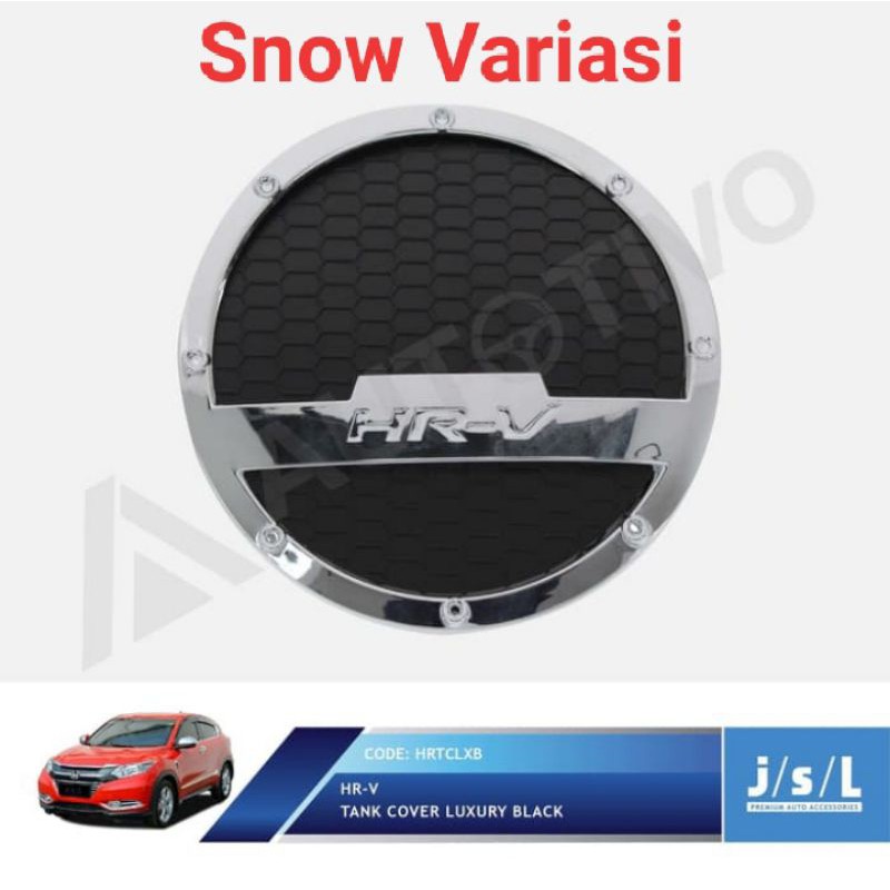 Honda HRV tutup tangki mobil tank cover luxury black JSL